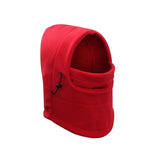 Maxbell Maxbell Balaclava Adjustable Scarf Winter Hat Windproof Neck Warmer Comfortable Red