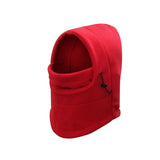 Maxbell Maxbell Balaclava Adjustable Scarf Winter Hat Windproof Neck Warmer Comfortable Red