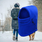 Maxbell Maxbell Balaclava Adjustable Scarf Winter Hat Windproof Neck Warmer Comfortable Blue