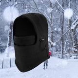 Maxbell Maxbell Balaclava Adjustable Scarf Winter Hat Windproof Neck Warmer Comfortable Black