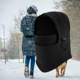 Maxbell Maxbell Balaclava Adjustable Scarf Winter Hat Windproof Neck Warmer Comfortable Black