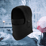 Maxbell Maxbell Balaclava Adjustable Scarf Winter Hat Windproof Neck Warmer Comfortable Black