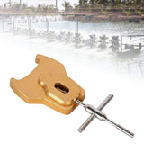 Maxbell Fishing Reel Removal Tool for Fishing Wheel Disassembly Outdoor Activities Gold