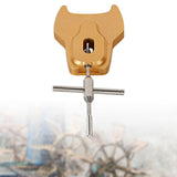 Maxbell Fishing Reel Removal Tool for Fishing Wheel Disassembly Outdoor Activities Gold