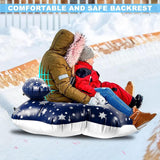 Maxbell Maxbell Large Inflatable Snow Sleds Snow Tube Winter Toy for Children and Adults
