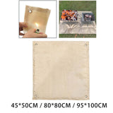 Maxbell Maxbell Fireproof Mat Fireproof Cloth Thermal Resistant Flame Retardant for BBQ Camping Small