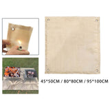 Maxbell Maxbell Fireproof Mat Fireproof Cloth Thermal Resistant Flame Retardant for BBQ Camping Small