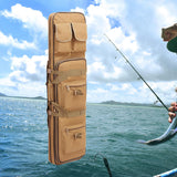 Maxbell Maxbell Fishing Pole wear Resistant Protective Cover Tool Case Men Travel Brown