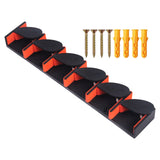 Maxbell Fishing Rod Holder Vertical 6 Rods Rod Stand for Garage Storage Wall Mounted Orange