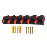 Maxbell Fishing Rod Holder Vertical 6 Rods Rod Stand for Garage Storage Wall Mounted Orange