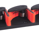 Maxbell Fishing Rod Holder Vertical 6 Rods Rod Stand for Garage Storage Wall Mounted Red