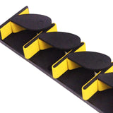 Maxbell Fishing Rod Holder Vertical 6 Rods Rod Stand for Garage Storage Wall Mounted Yellow