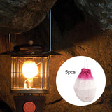Maxbell Maxbell 5 Pieces Gas Lantern Mantles Non Polluting 100mm for Picnic Accessories