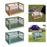 Maxbell Maxbell Camping Storage Box Foldable Stackable Multifunctional for Household Use Yellow