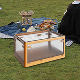 Maxbell Maxbell Camping Storage Box Foldable Stackable Multifunctional for Household Use Yellow