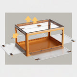 Maxbell Maxbell Camping Storage Box Foldable Stackable Multifunctional for Household Use Yellow