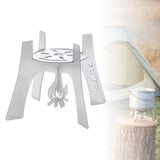 Maxbell Maxbell Compact Alcohol Stove Rack Outdoor Portable for Camping Backpacking Hiking