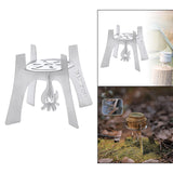 Maxbell Maxbell Compact Alcohol Stove Rack Outdoor Portable for Camping Backpacking Hiking