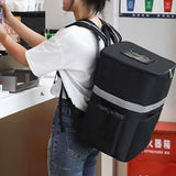 Maxbell Food Delivery Backpack Reusable Fresh Keeping for Festivals Home Travel