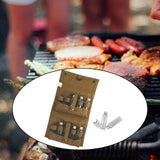 Maxbell Portable Spice with Spice Jars BBQ Condiment Container for Barbecue