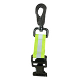 Maxbell Firefighter Glove Strap Fireman Turnout Gear with Buckle Clip Reflective Single Clip