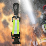 Maxbell Firefighter Glove Strap Fireman Turnout Gear with Buckle Clip Reflective Single Clip