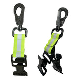 Maxbell Firefighter Glove Strap Fireman Turnout Gear with Buckle Clip Reflective Single Clip