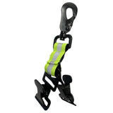 Maxbell Firefighter Glove Strap Fireman Turnout Gear with Buckle Clip Reflective Double Clip