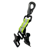 Maxbell Firefighter Glove Strap Fireman Turnout Gear with Buckle Clip Reflective Double Clip