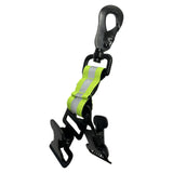 Maxbell Firefighter Glove Strap Fireman Turnout Gear with Buckle Clip Reflective Double Clip