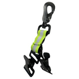 Maxbell Firefighter Glove Strap Fireman Turnout Gear with Buckle Clip Reflective Double Clip