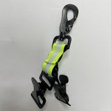 Maxbell Firefighter Glove Strap Fireman Turnout Gear with Buckle Clip Reflective Double Clip