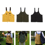 Maxbell Camping Vest Shoulder Bag Breathable Lightweight for Hunting Travel Adult Yellow