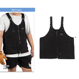 Maxbell Camping Vest Shoulder Bag Breathable Lightweight for Hunting Travel Adult Black