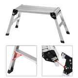 Maxbell Folding Work Platform Car Wash Table Step Stool for Repairing Truck Closets