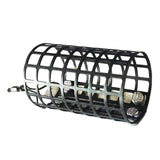 Maxbell Metal Feeder Cage with Swivel Feeder Holder Round for Carp Fishing Accessory 2.8cmx4.4cm