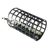 Maxbell Metal Feeder Cage with Swivel Feeder Holder Round for Carp Fishing Accessory 2.8cmx4.4cm