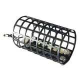 Maxbell Metal Feeder Cage with Swivel Feeder Holder Round for Carp Fishing Accessory 2.8cmx4.4cm