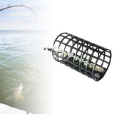 Maxbell Metal Feeder Cage with Swivel Feeder Holder Round for Carp Fishing Accessory 2.8cmx4.4cm