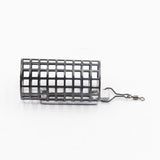 Maxbell Metal Feeder Cage with Swivel Feeder Holder Round for Carp Fishing Accessory 2.8cmx5.6cm