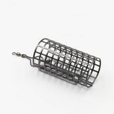 Maxbell Metal Feeder Cage with Swivel Feeder Holder Round for Carp Fishing Accessory 2.8cmx5.6cm