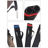 Maxbell Lightweight Quiver Waist Bag 2 Tubes Back Teens Adults Practice black