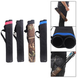 Maxbell Lightweight Quiver Waist Bag 2 Tubes Back Teens Adults Practice black