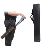 Maxbell Lightweight Quiver Waist Bag 2 Tubes Back Teens Adults Practice black