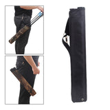Maxbell Lightweight Quiver Waist Bag 2 Tubes Back Teens Adults Practice black