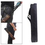 Maxbell Lightweight Quiver Waist Bag 2 Tubes Back Teens Adults Practice black