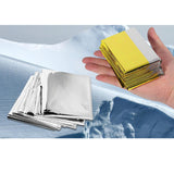 Maxbell Foldable Outdoor Blanket Shelter First Aid Reflective for Hunting Aureate 130cmx210cm