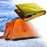 Maxbell Foldable Outdoor Blanket Shelter First Aid Reflective for Hunting Aureate 130cmx210cm