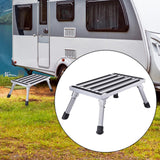 Maxbell Step Ladder Wide Pedal Seat Folding Step Stool for Adults Bedroom Climbing