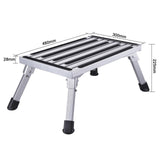 Maxbell Step Ladder Wide Pedal Seat Folding Step Stool for Adults Bedroom Climbing